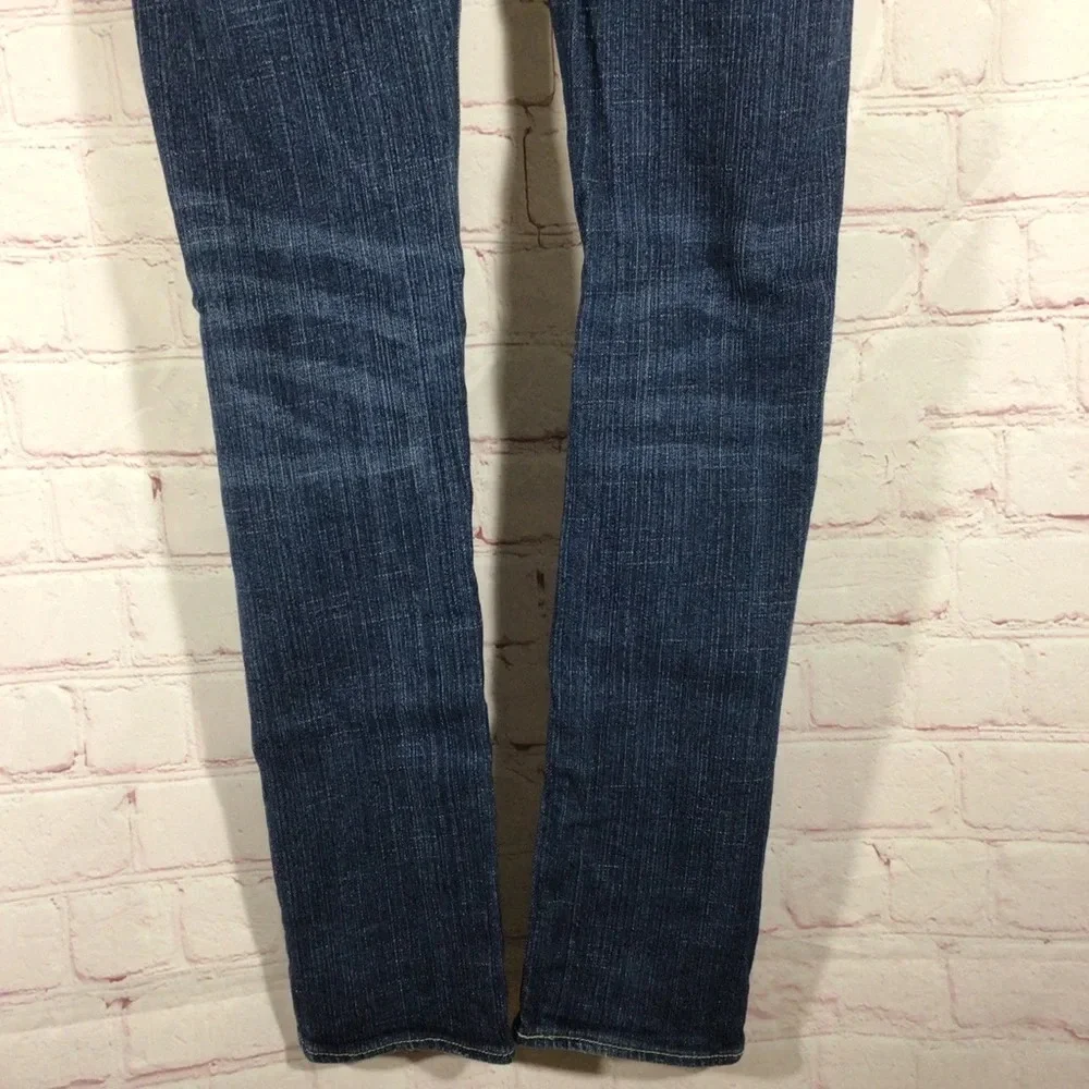 Levi’s Skinny Fit Distressed Denim Blue Jeans - Size 10